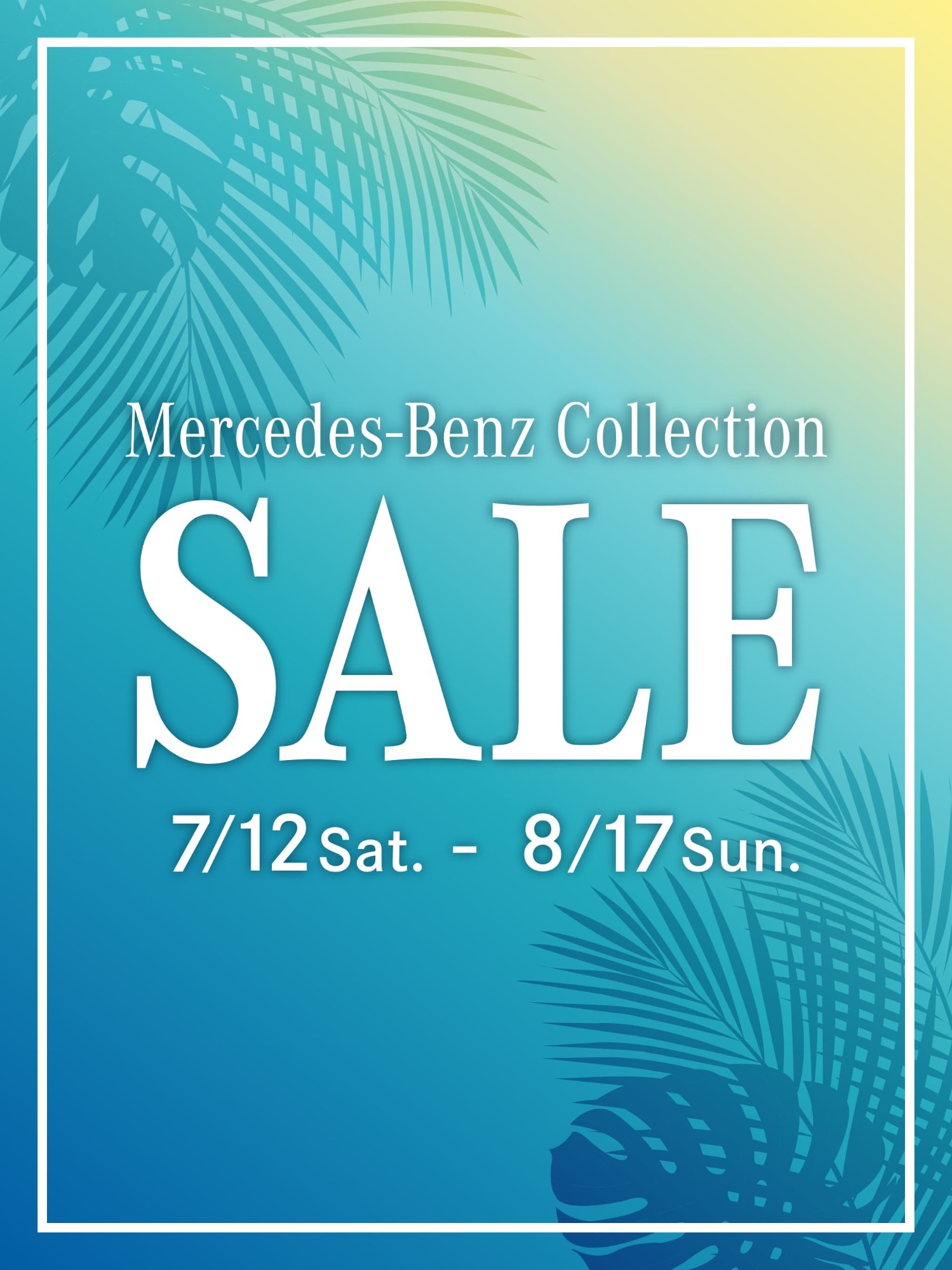 【Mercedes-Benz Collection Summer SALE 2025】