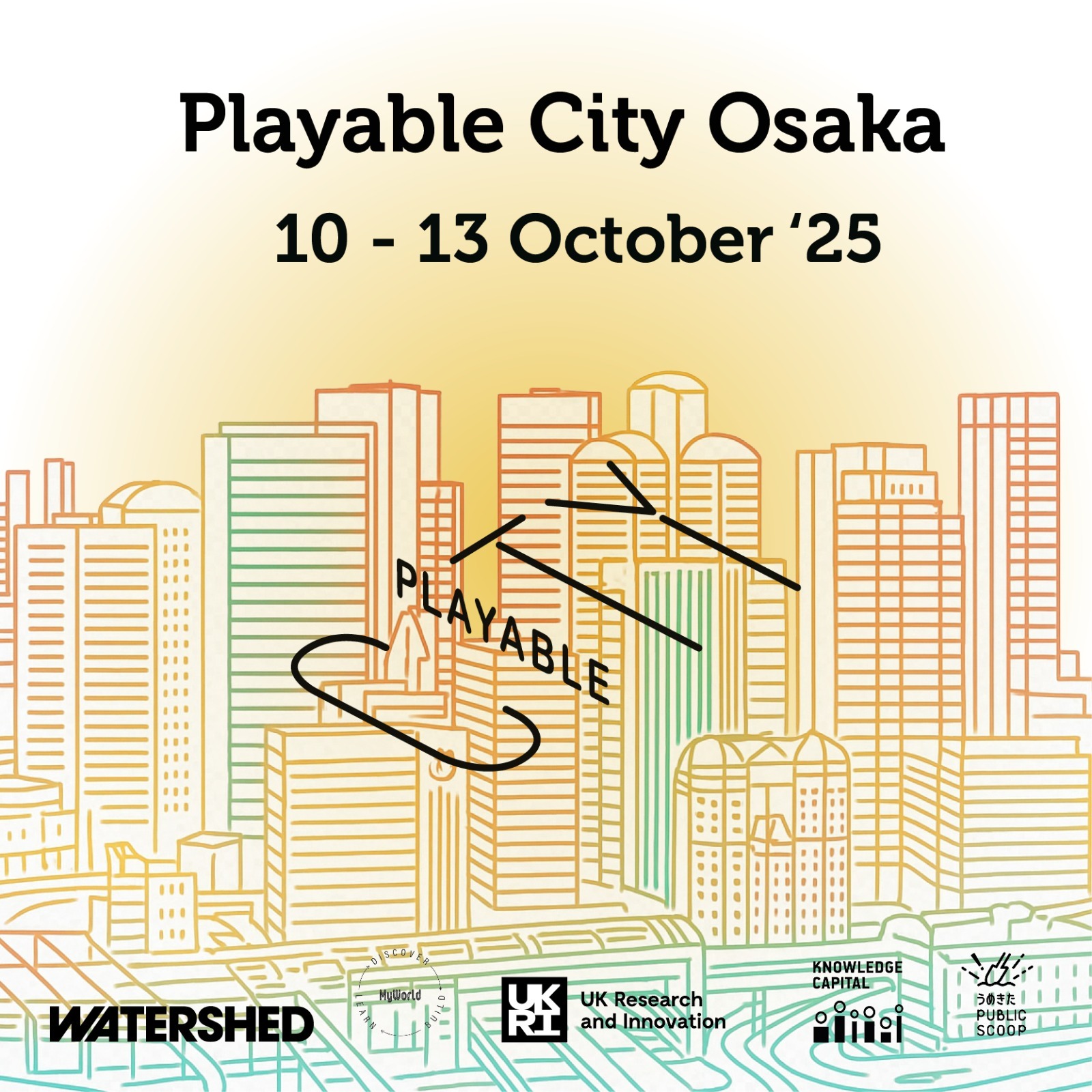 英国・ブリストルのメディアアート展示「Playable City Osaka 2025」