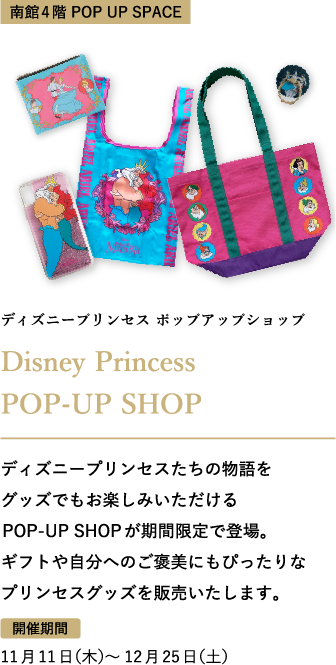 Disney Princess POP-UP SHOP