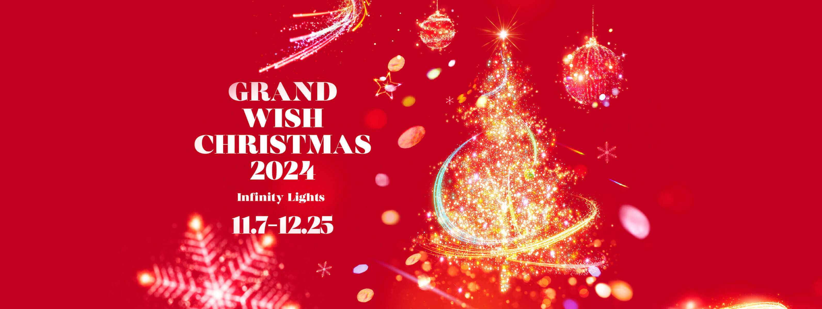 GRAND WISH CHRISTMAS 2024 Infinity Lights 11.7-12.25